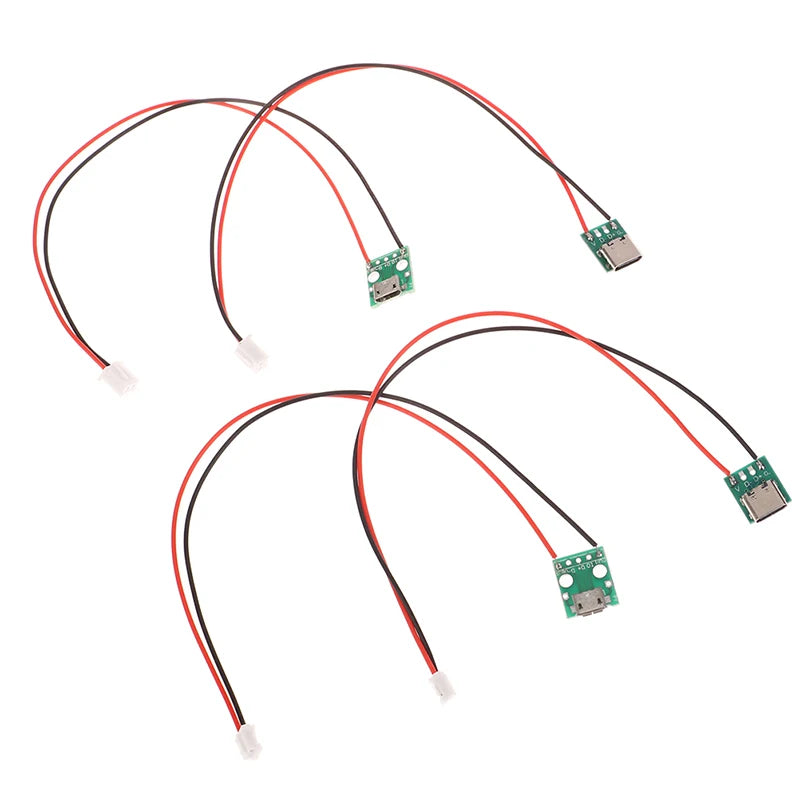 Type-c PCB With Cabel Converter Adapter Micro USB To DIP Female Contor Breakout Board Charging Cable Soldering Board Socket Peaceful Pleasures Health and Wellness
