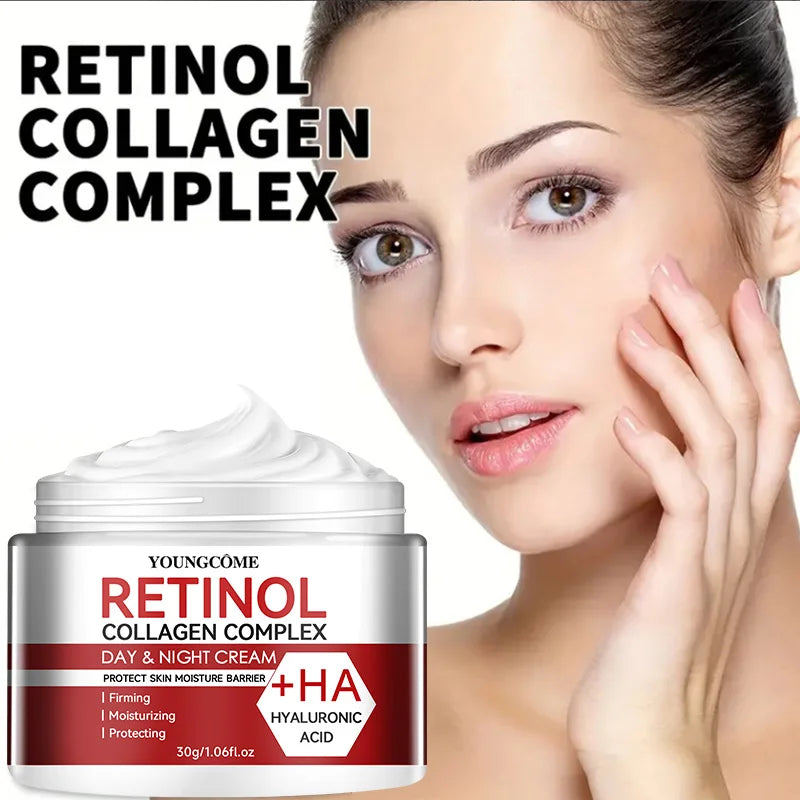 Retinol Collagen Facial Care Moisturizing Cream Deep Hydration Suitable for dry Aging Face Cream Moisturizing Skin Repair Peaceful Pleasures Health and Wellness