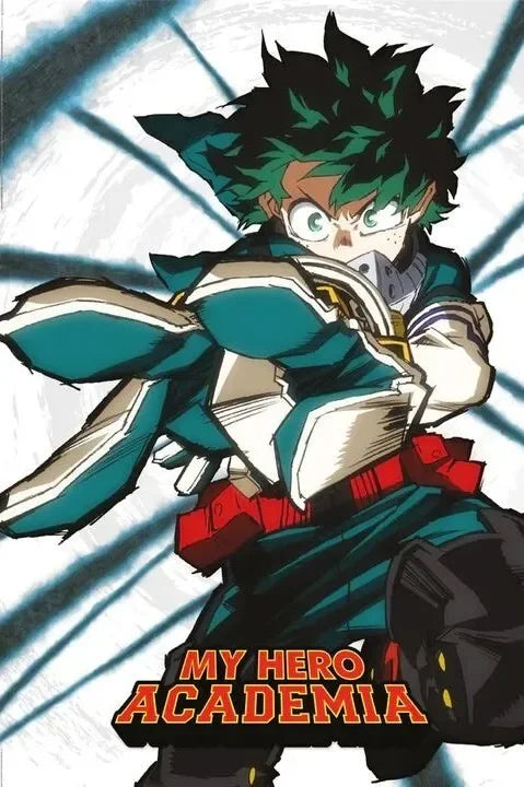 Japanese Anime My-Hero-Academia Poster Cartoon Manga Canvas Painting Wall Art Pictures Home Kids Room Decor Gift Peaceful Pleasures Health and Wellness 20X30CM A16
