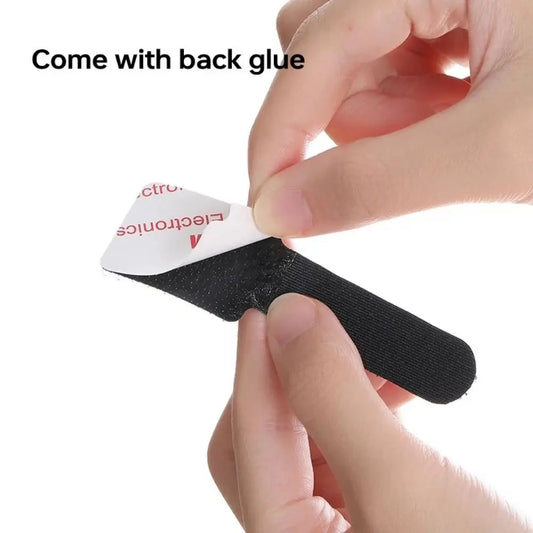 New Reusable Cable Ties Adjustable T-Type Wire Organizer Self Adhesive Rope Holder Peaceful Pleasures Health and Wellness