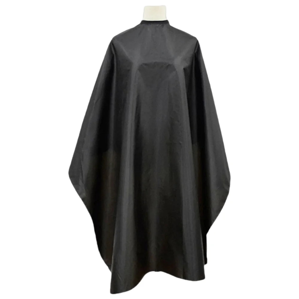 Button Collar Black Haircut Cloth Hairdressing Anti-Static Salon Gown Hidden Buckle Hairdresser Apron Haircut Capes Supplies Peaceful Pleasures Health and Wellness black