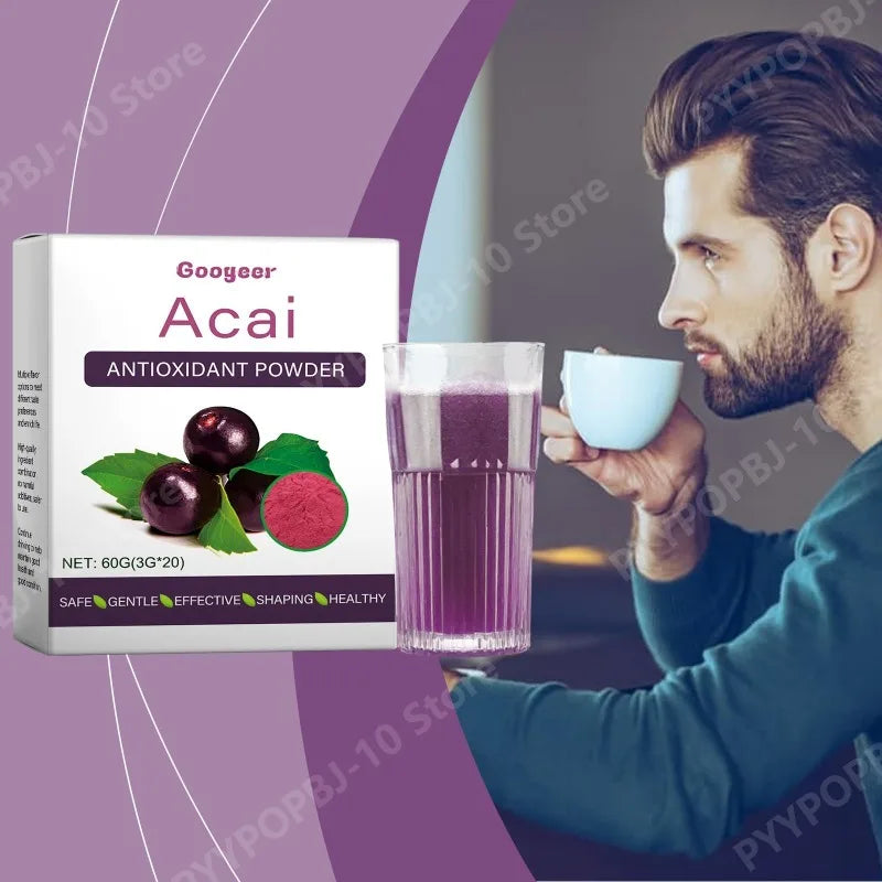 Acai Antioxidant Powder Blueberry – Daily Wellness Drink 60g