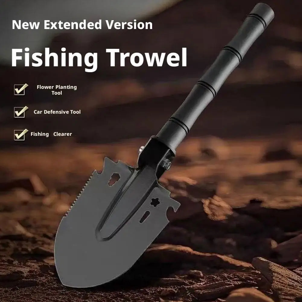 Portable Multifunctional Camping Shovel for Outdoor Tasks Peaceful Pleasures Health and Wellness