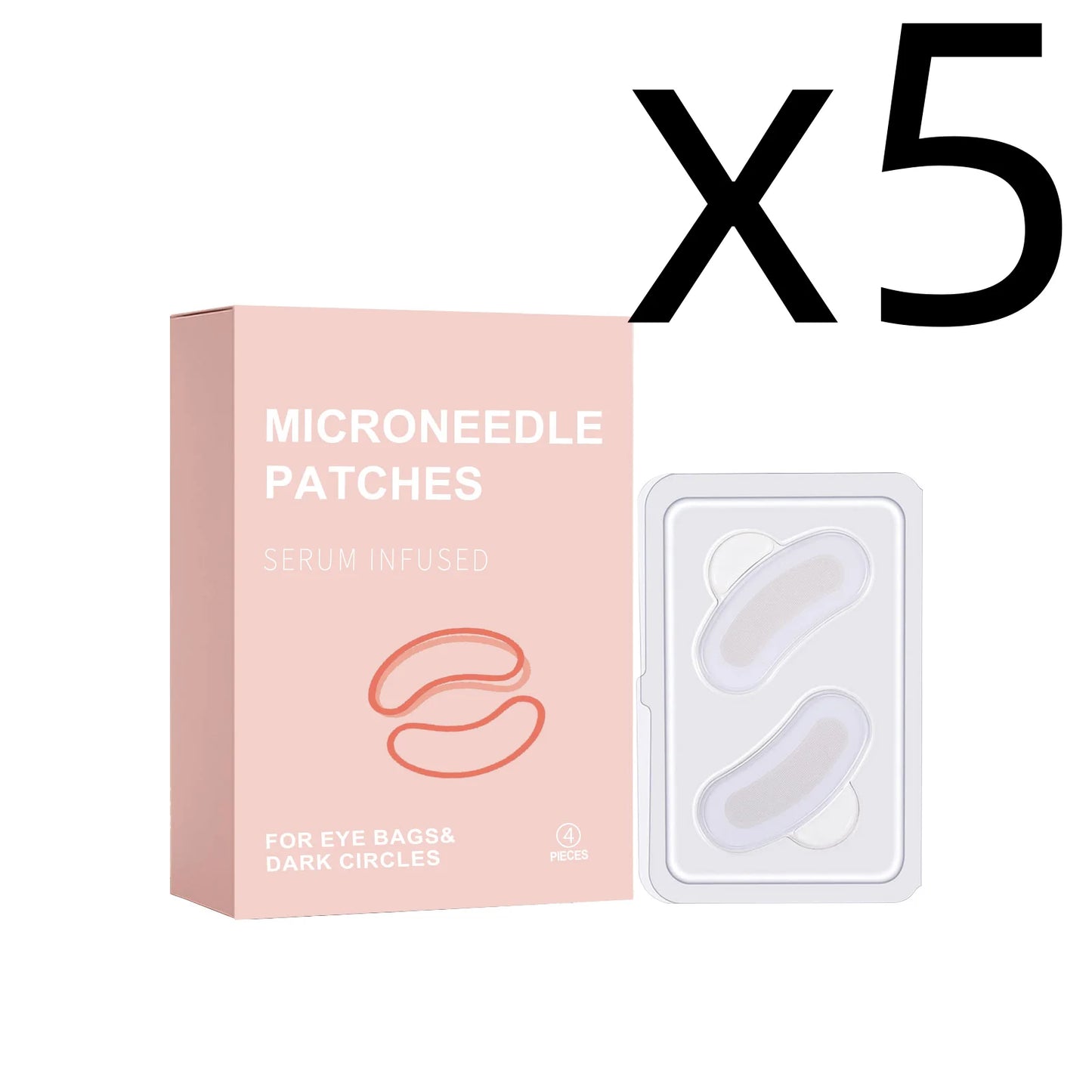 Retinol Eye Care Patches Firming Eye Bags Relief Puffiness Reduce Dark Circle Repair Skin Elasticity Portable Eye Soothe Sticker Peaceful Pleasures Health and Wellness 4pcs Boxed X 5PCS