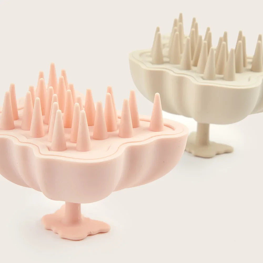 Silicone Scalp Massager Shampoo Brush for Hair & Wigs