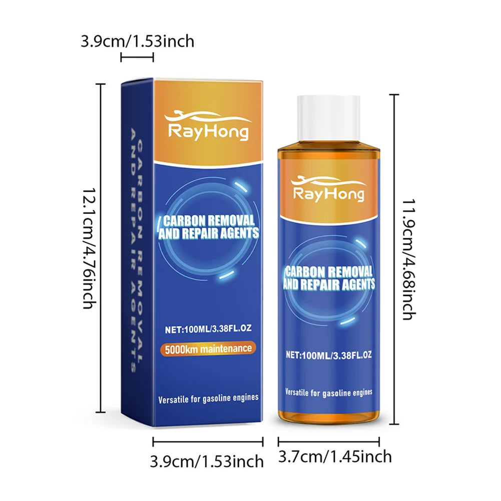 Car Engine Carbon Removal Repair Agents Powerful Cleaner Care Liquid Protectant Cylinder Decarbonization Noise Reduction Repair Peaceful Pleasures Health and Wellness