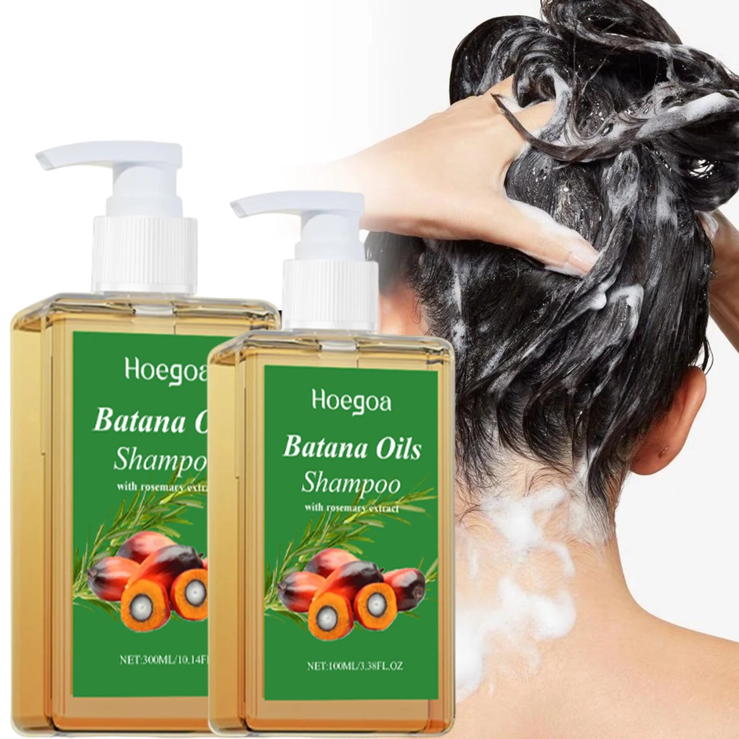 Organic Batana Oil Shampoo with Rosemary – All Hair Types