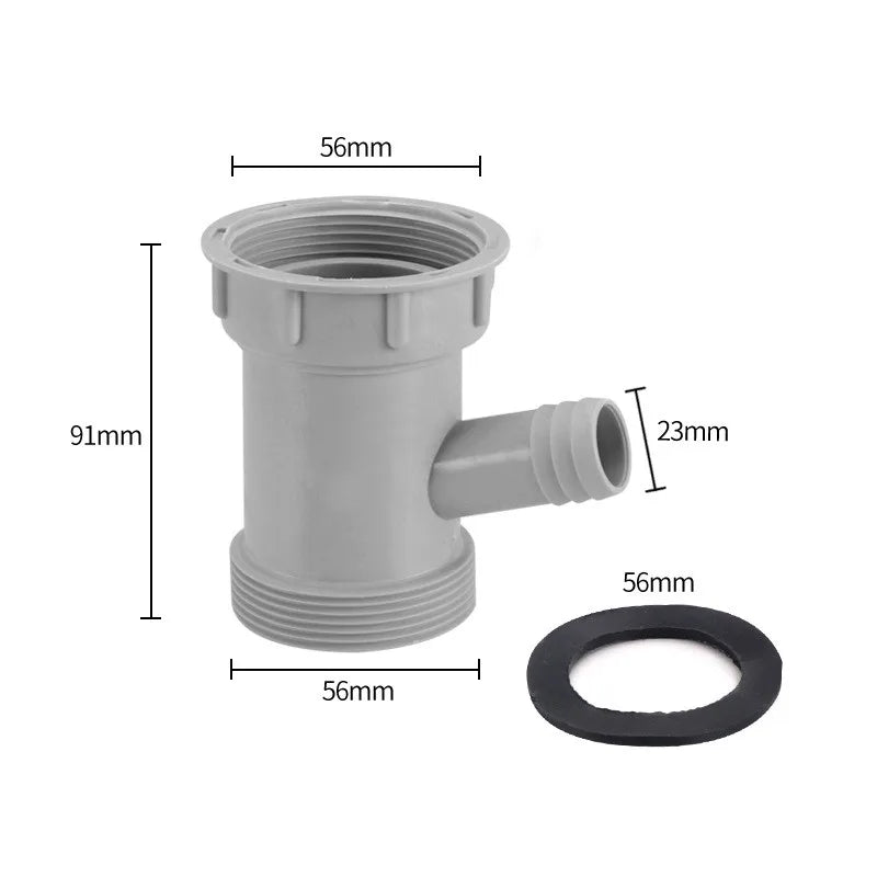 Y-Shape Sink Drain Adapter | Overflow Tube Hose Connector
