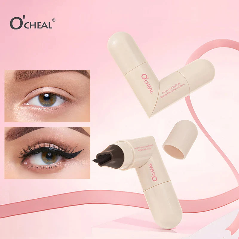 O'CHEAL Stamp Eyeliner Pen – Waterproof Double-Ended Wing Liner