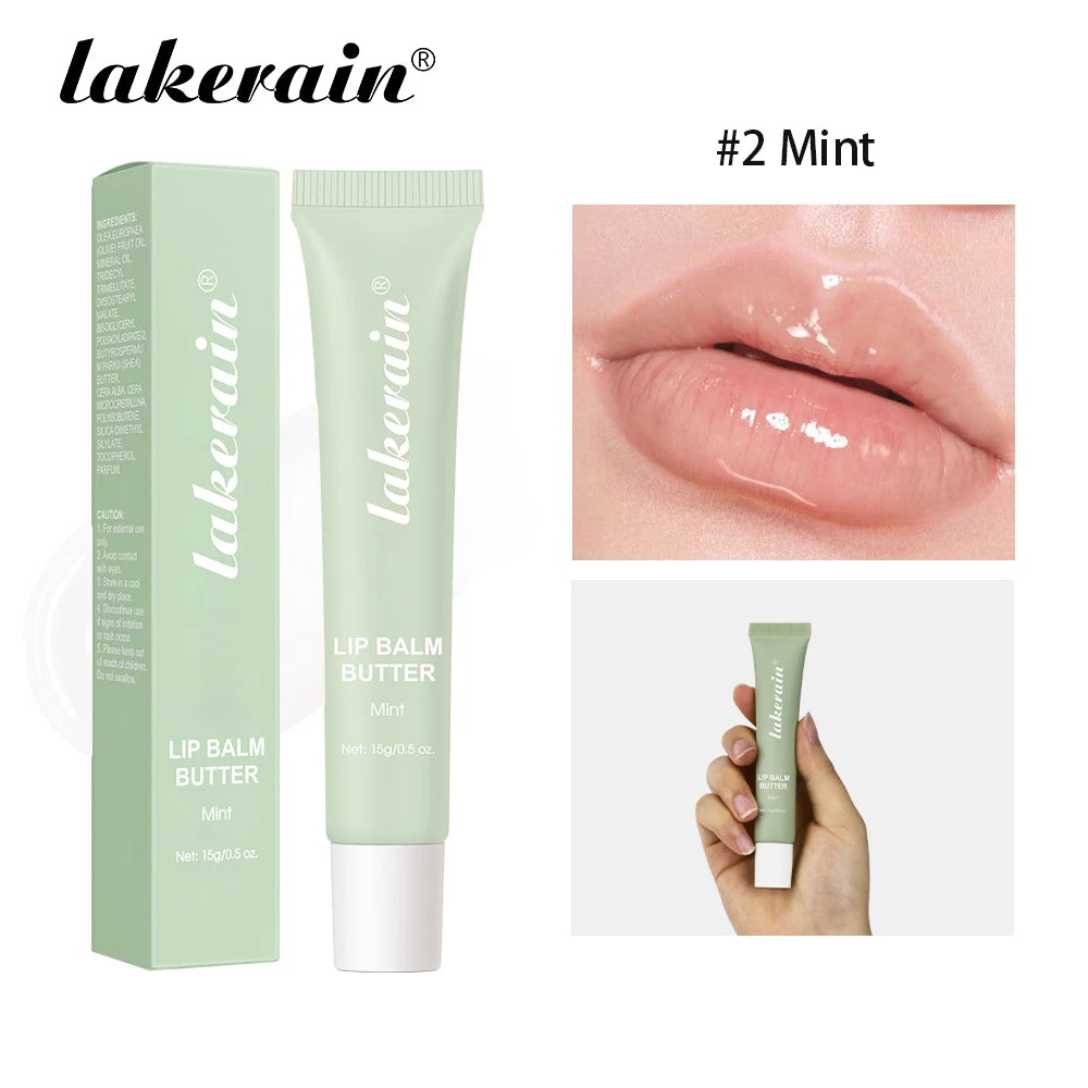 Butter Lip Balm Moisturizing Lip Gloss Oil Long Lasting Nourishes Smoothing Deep Hydration Daily Care Butter Lip Balm Makeup Peaceful Pleasures Health and Wellness Mint