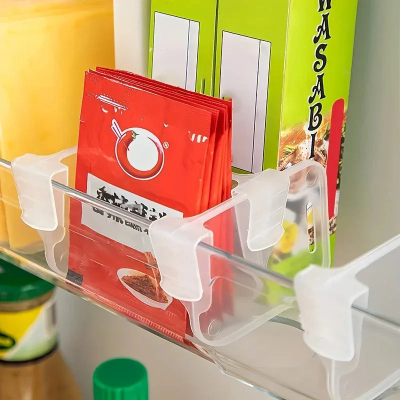 Clear Adjustable Refrigerator Organizer Dividers – 8/16/24 Pack
