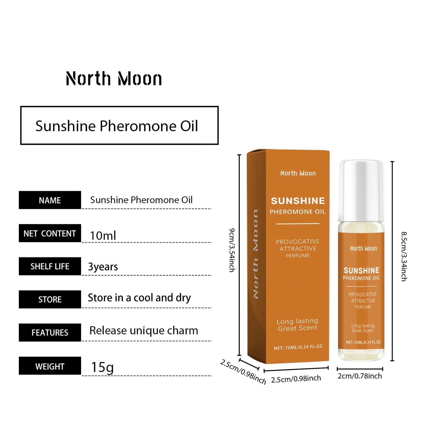Grapefruit Pheromone Perfume Oil – Fresh Long-Lasting Fragrance