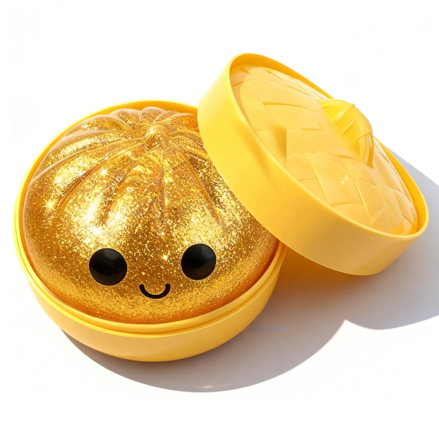 Crystal Bun Squeeze Toy – Slow Rising Squishy Fidget Kawaii