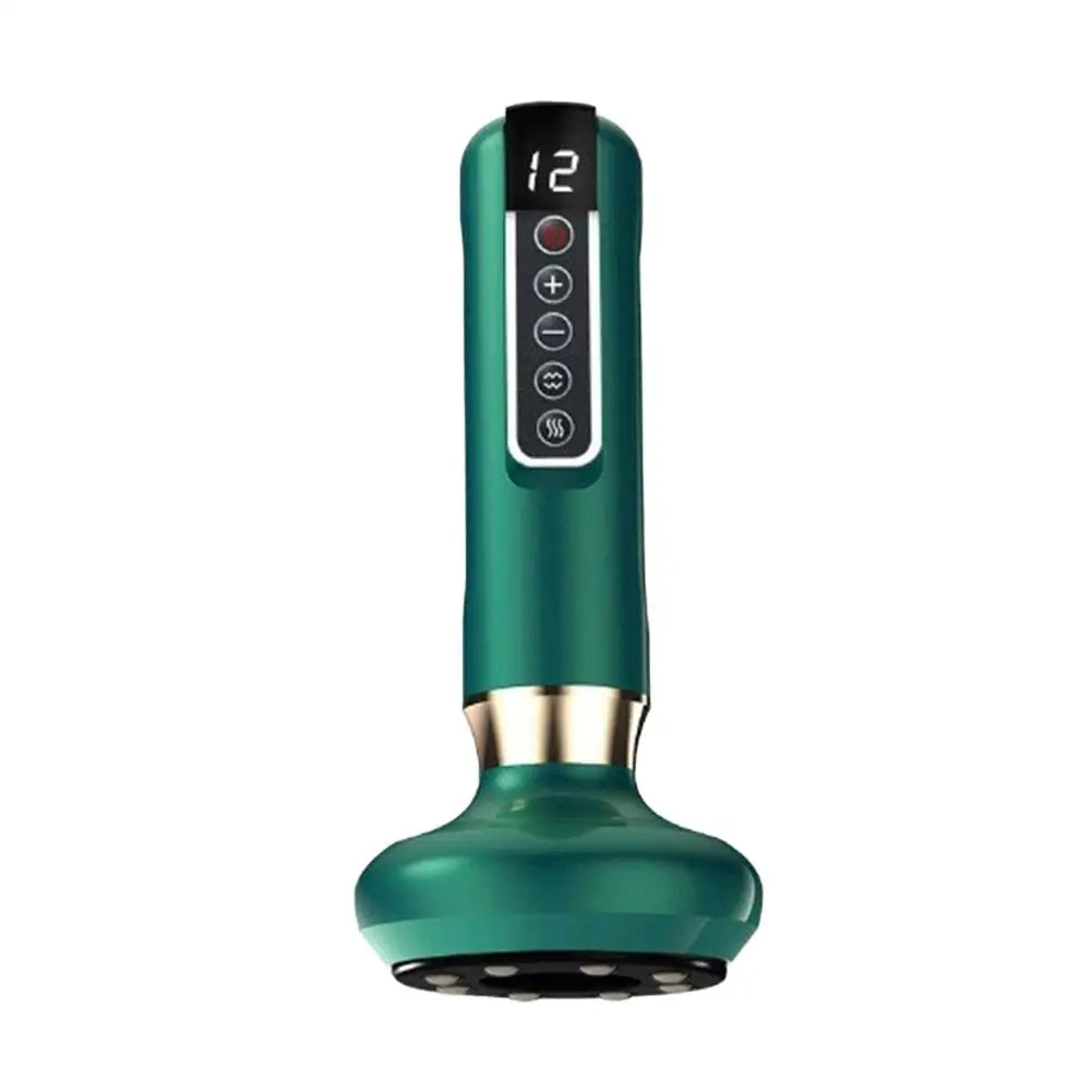Rechargeable Cupping Massager – 12-Level Suction & Heat