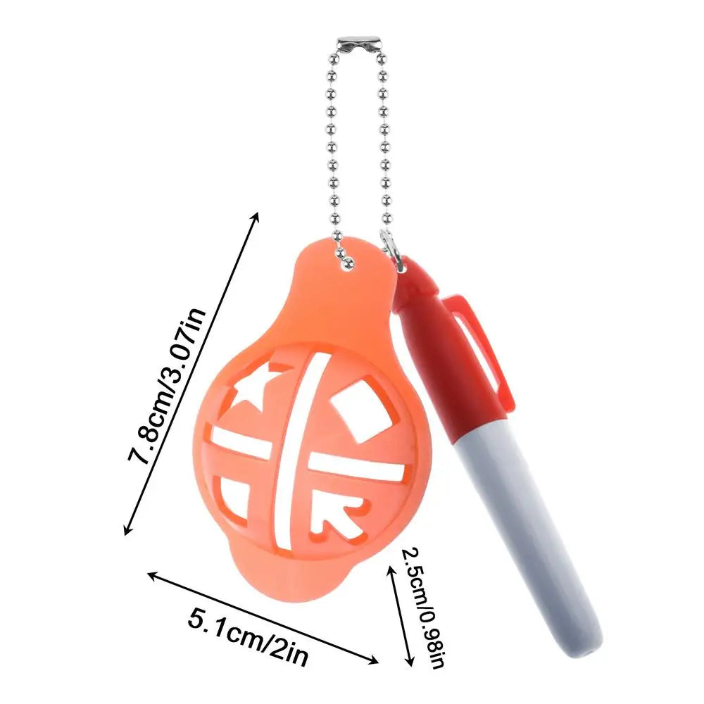 Reusable Golf Ball Line Marker Alignment Stencil Template Training Aid For Men Women, Putting Practice Driving Range Accessories Peaceful Pleasures Health and Wellness Red