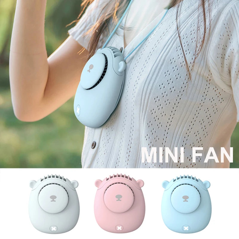 Handheld Summer Portable Fan Rechargeable Personal Fan 3 Speeds Handheld Fan Quiet And Small Fan For Home Camping Outdoor Travel Peaceful Pleasures Health and Wellness