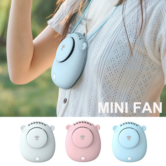 Handheld Summer Portable Fan Rechargeable Personal Fan 3 Speeds Handheld Fan Quiet And Small Fan For Home Camping Outdoor Travel Peaceful Pleasures Health and Wellness