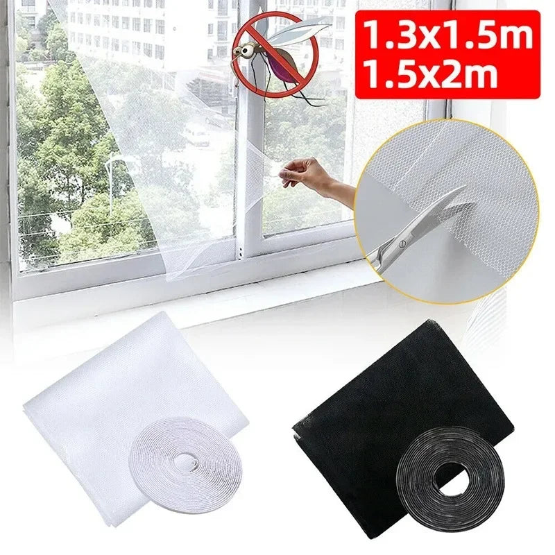 DIY Mosquito Net Self-adhesive Indoor Anti-insect Fly Screen Curtains Window Net Protections Mesh Home Textile Bed Garden Peaceful Pleasures Health and Wellness