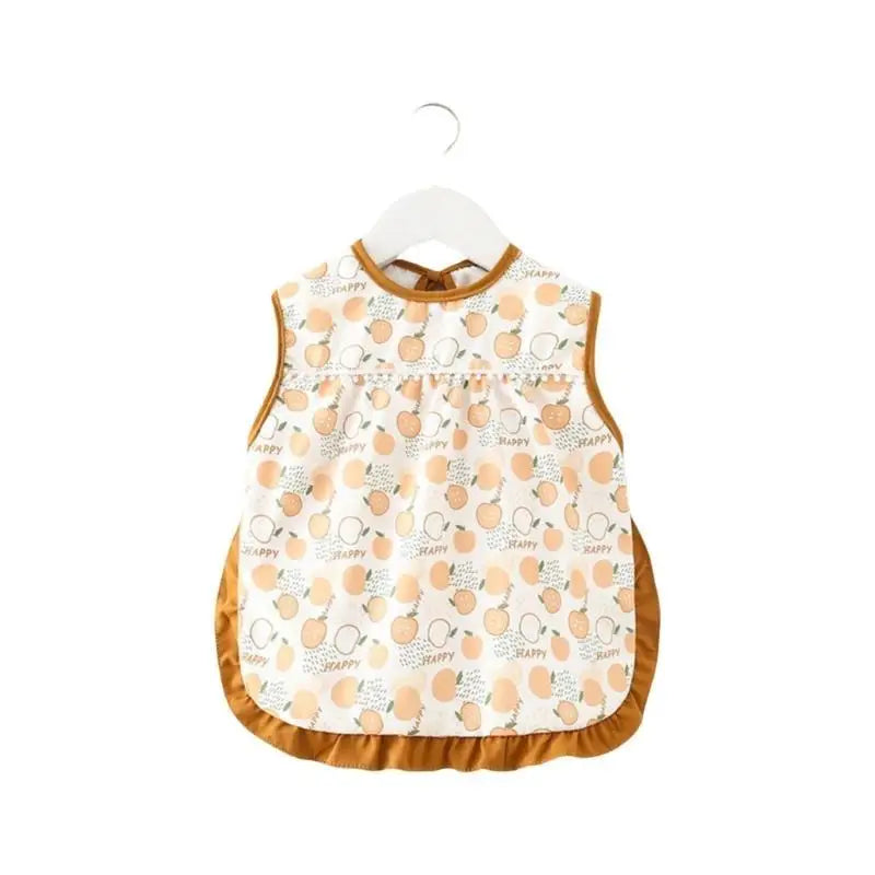 Baby & Toddler Waterproof Feeding Bib Apron | Sleeveless Tie