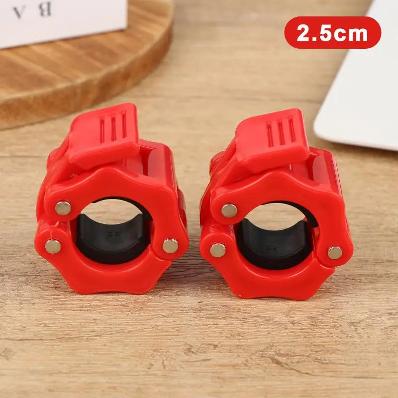 Barbell Collar Clips 25/28mm Quick Release Locking Clamps | Gym