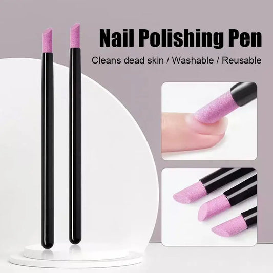 Ceramic Nail Buffer Pen – Cuticle Remover & Nail Polish Tool Nail Buffer Pen Oasis Select