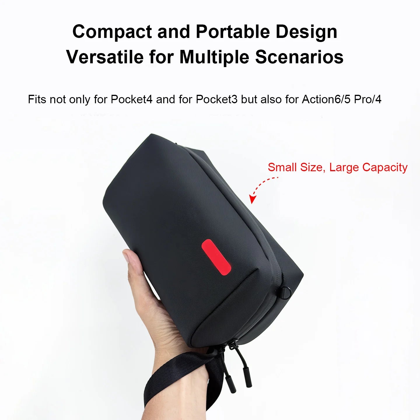 Travel bag For DJI Pocket 4/3 Waterproof Shockproof Large Capacity Storage Bag For Action 6 5 Pro 4 Smart Interior Organization Peaceful Pleasures Health and Wellness