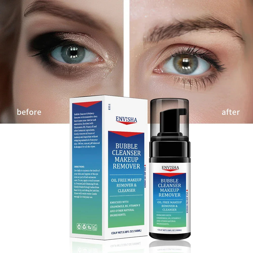 ENVISHA Foaming Makeup Remover & Facial Cleanser 100ml Facial Cleanser Peaceful Pleasures Health and Wellness
