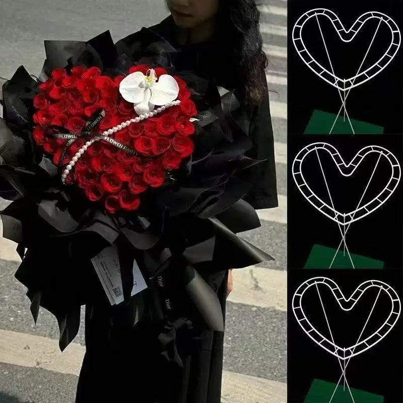 9Pcs DIY Flower Arrangement Holder Set – Floral Frog Vase Tools & Bouquet Packaging Accessories