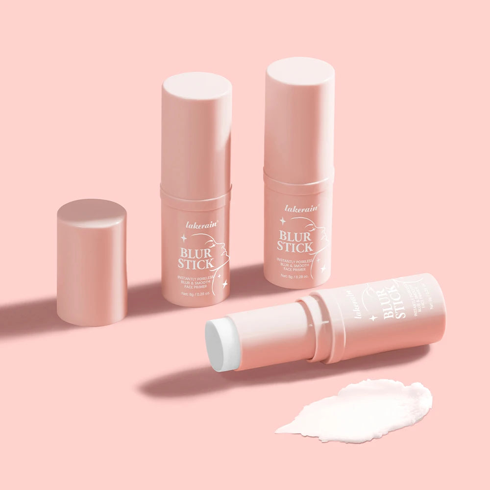 Blur Stick Instant Pore Eraser Primer Makeup Long-Lasting Oil Control Moisturizing Matte Finish Blur Pores Makeup Peaceful Pleasures Health and Wellness 3pcs