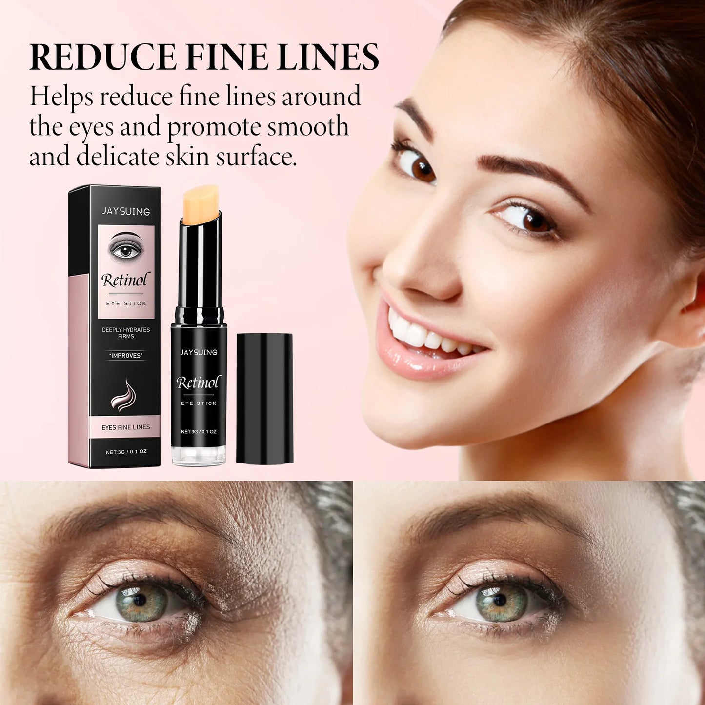 Retinol Eye Stick | Brighten, Firm & Hydrate Under Eyes