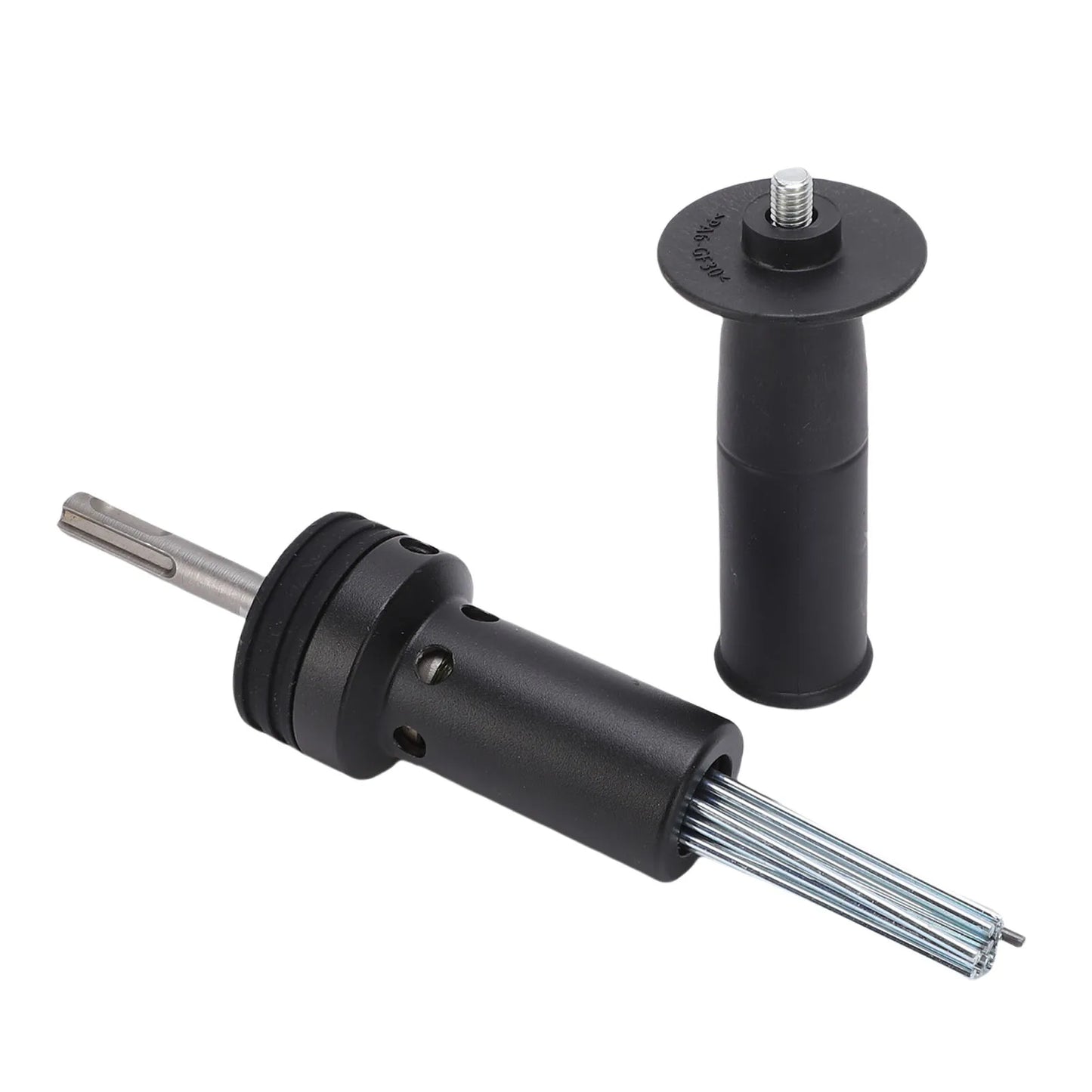 Electric Hammer Needle Scaler Attachment | 2 Pit 2 Slot Round Shank