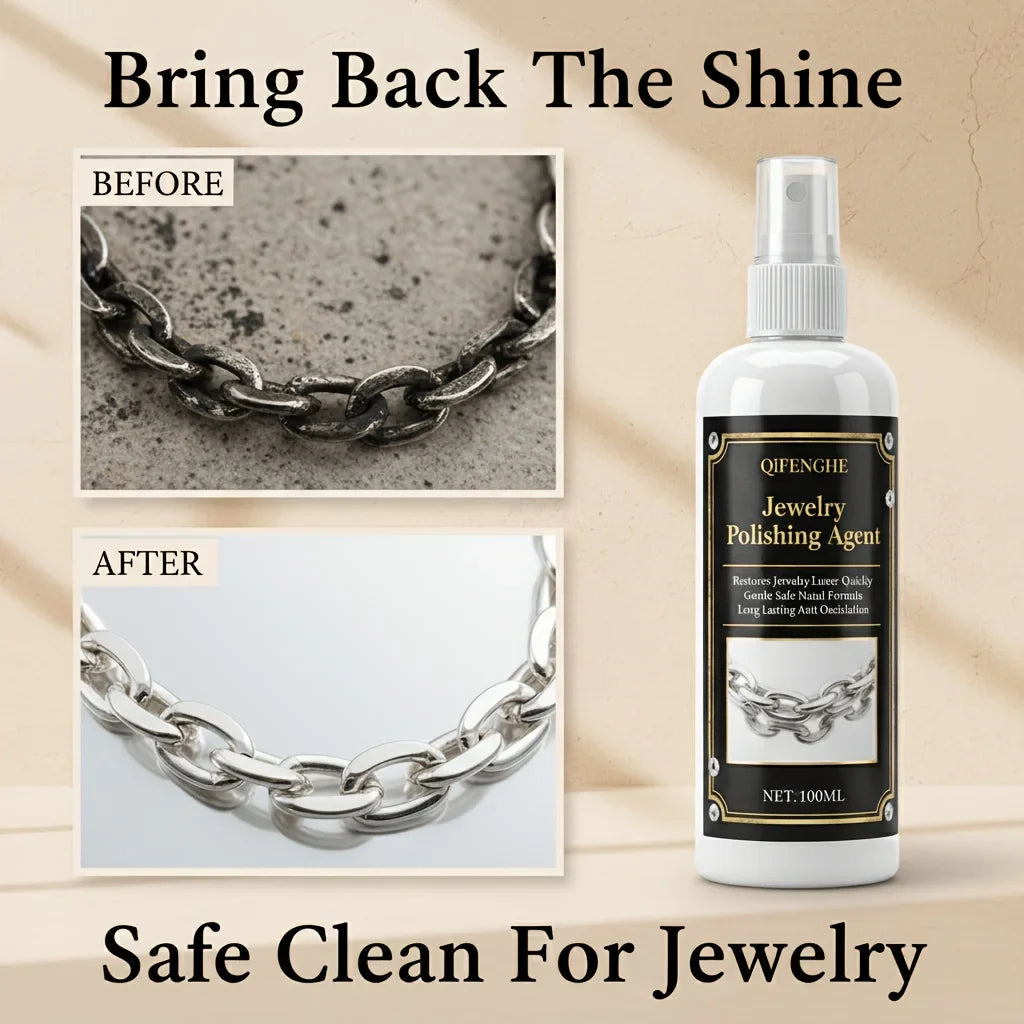 Jewelry Polishing Spray – Tarnish Remover for Gold & Silver