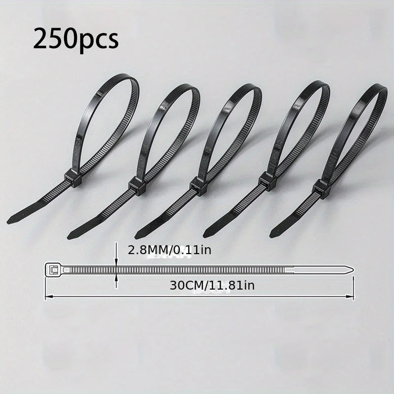 Nylon plastic zip ties, buckles, strong cable ties, ropes, wire ties, fasteners, self-locking type Peaceful Pleasures Health and Wellness Set 2