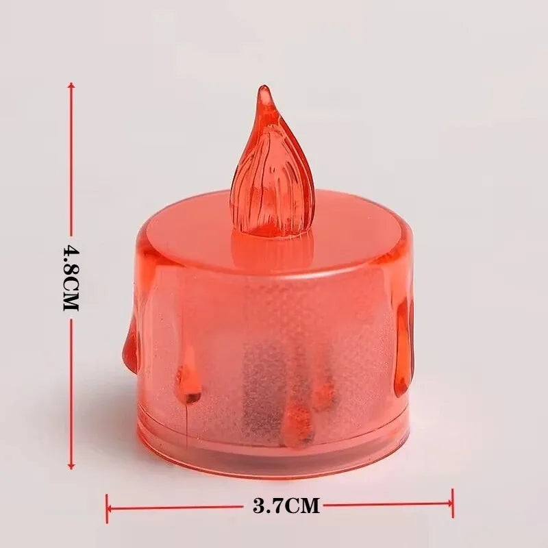 LED Flameless Tea Light Candles | Smokeless Christmas Decor