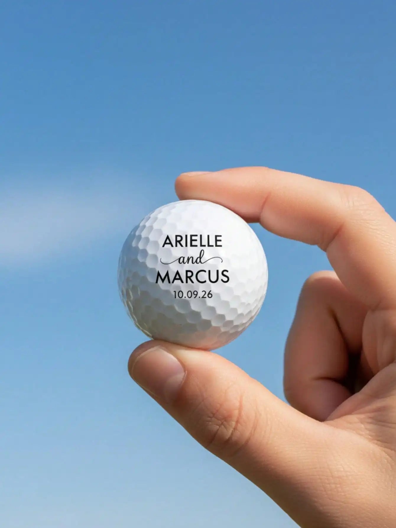 Custom Name Wedding Golf Ball Favors Personalized Name Golf Balls Engagement Gift Groomsmen Bridesmaids Party Favors Bulk Set Peaceful Pleasures Health and Wellness