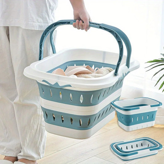 Collapsible Laundry Basket with Handles – Foldable Pop-Up Hamper Collapsible Laundry Hamper Peaceful Pleasures Health and Wellness