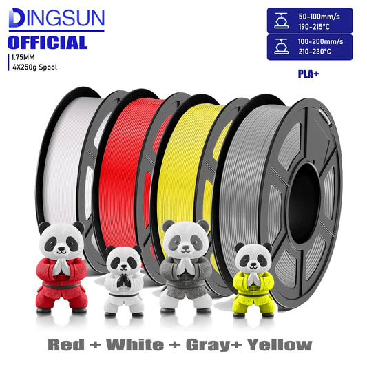 3D Maliang PLA Filament 1.75mm ±0.02mm | FDM 3D Printer 3D Printer Filament Peaceful Pleasures Health and Wellness 4 Color set
