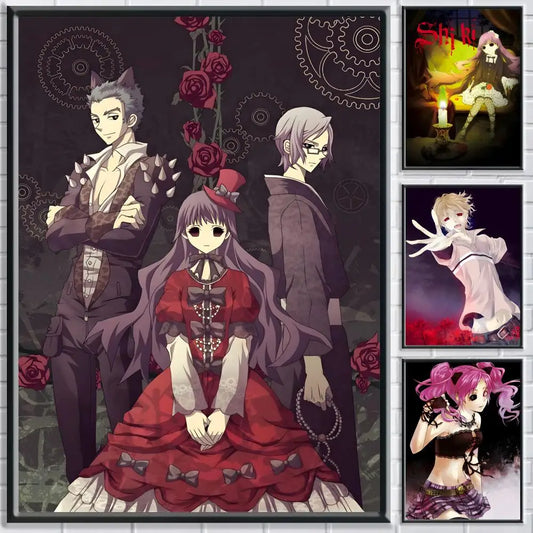 Anime S-Shiki Poster HD Self Adhesive Waterproof Wall Art Ideal for Home Office Dorm Bedroom Great Gift Peaceful Pleasures Health and Wellness