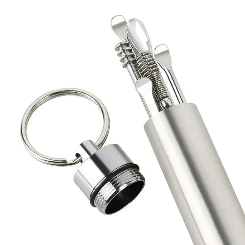 6-Piece Metal Ear Pick Set – Adult Ear Cleaning Kit