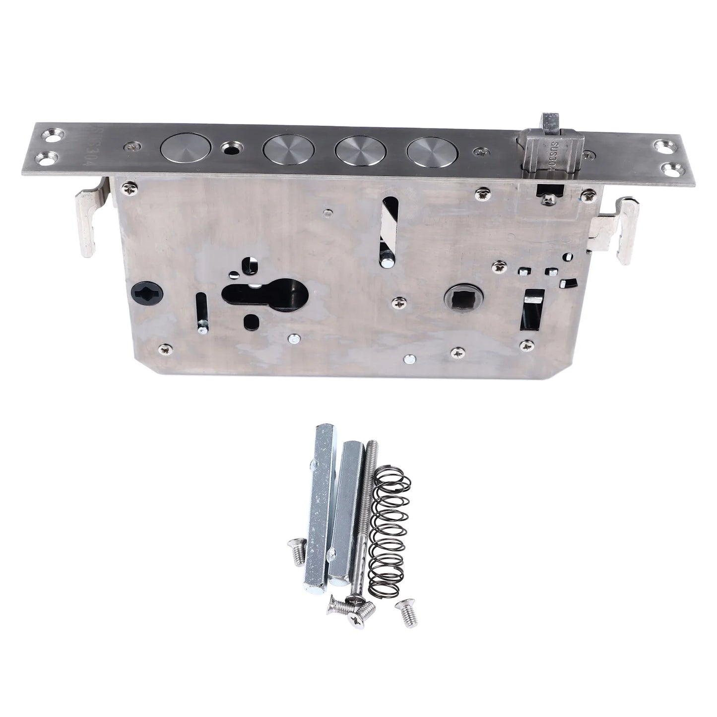 Door Locking Cylinder Multifunctional Mechanical and Fingerprint Door Mortise Deadlock Door Locking Cylinder Insert Lock Body Peaceful Pleasures Health and Wellness Lock body