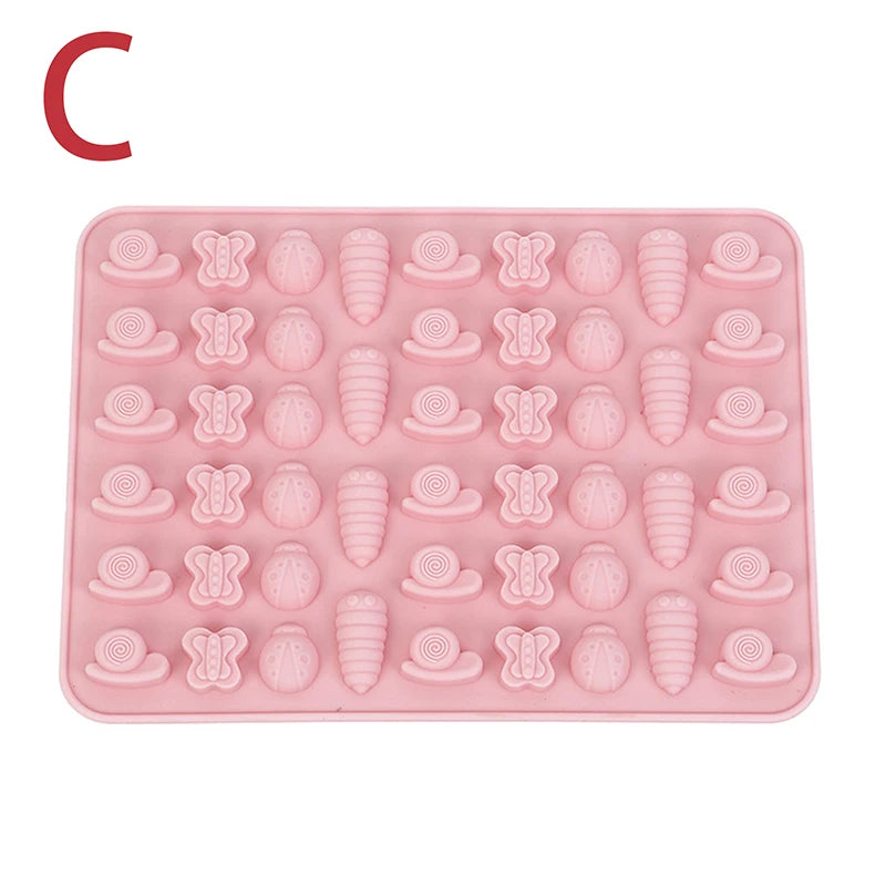 Silicone Chocolate Candy Mold | Rabbit, Fish & Heart Shapes