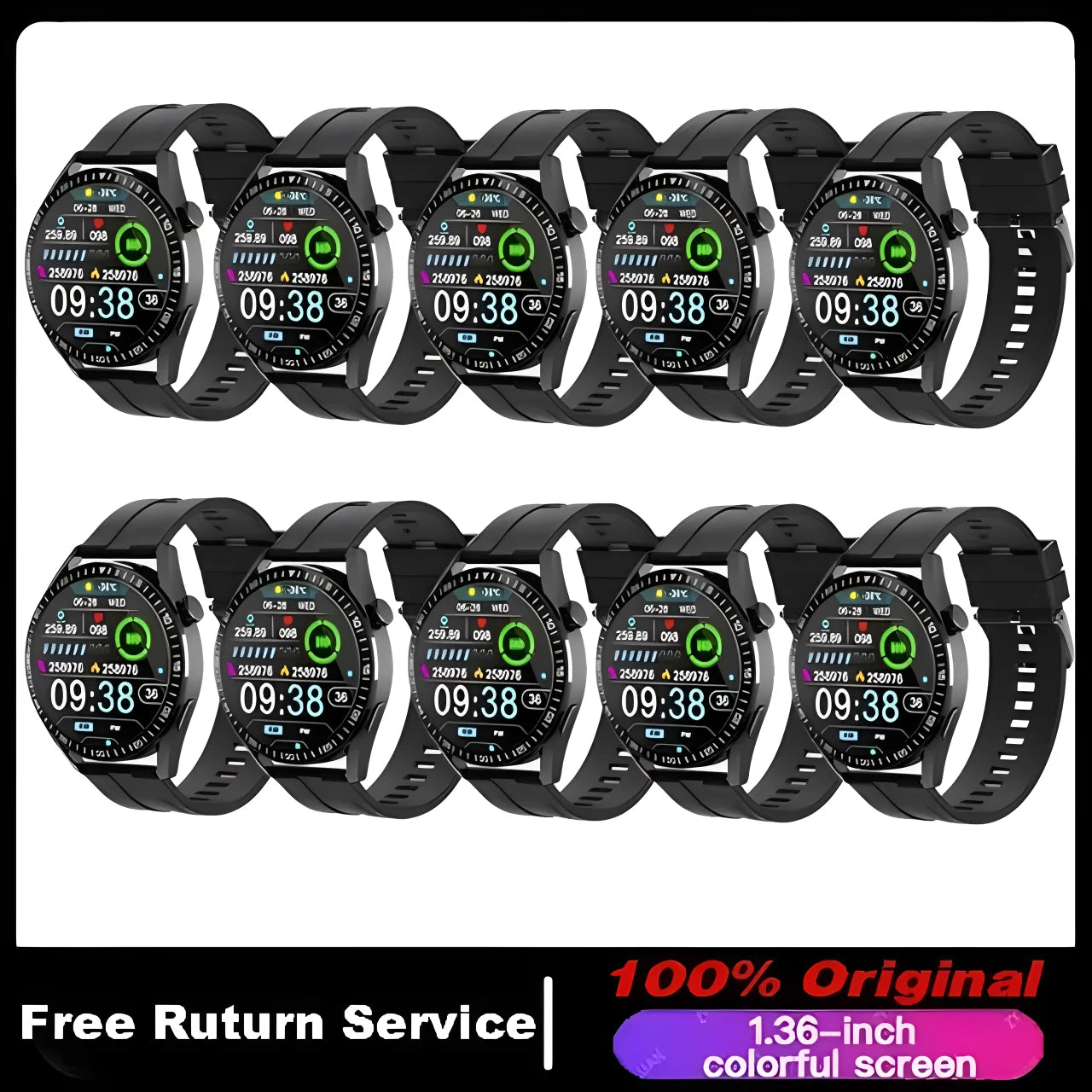 Pro Smart Watch Men Women AMOLED 420*420 HD Screen Heart Rate Bluetooth Call Waterproof relojes inteligentes SmartWatch 2023 Peaceful Pleasures Health and Wellness 10Bk NEW GT3