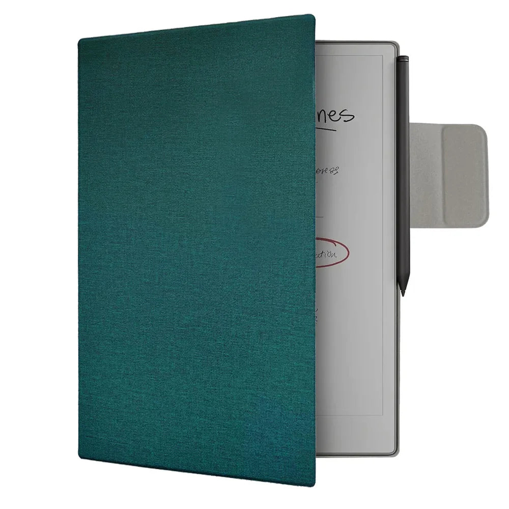 For ReMarkable Paper Pro 11.8-Inch 2024 Magnetic Protective Sleeve High Quality PU And Durable Protective Sleeve Peaceful Pleasures Health and Wellness green
