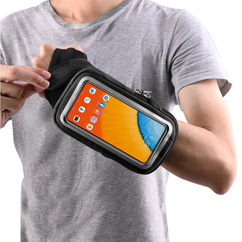 Touch-screen Multifunctional Wrist Bag Armband On The Phone Wrist Armbands mp3 mp4 Bags Sports Cell Phone Holder Running Sports Peaceful Pleasures Health and Wellness