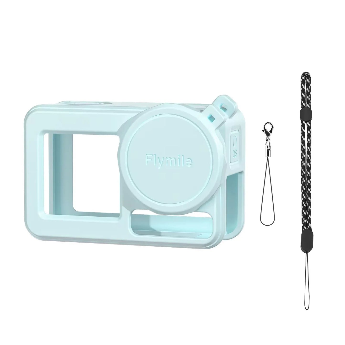 Silicone Case & Lens Cap for DJI Action 5 Pro / 4 / 3