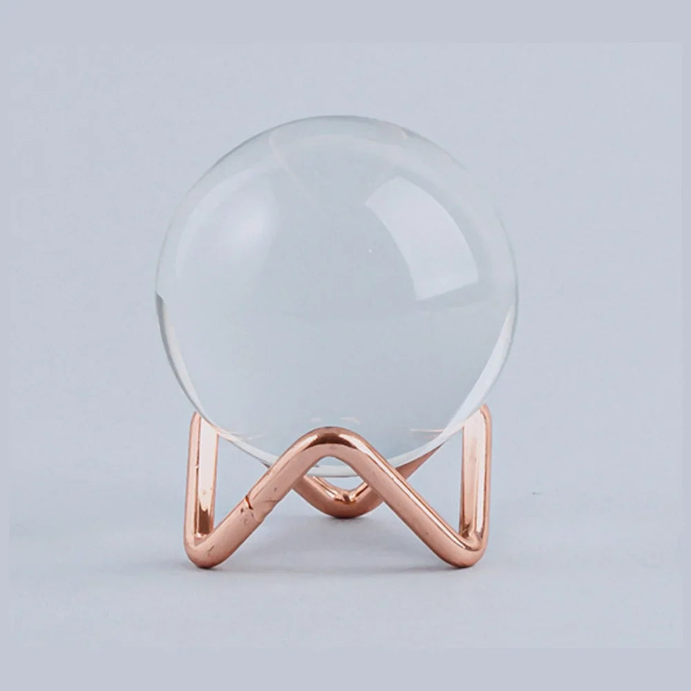 Metal Crystal Ball Stand Display Holder – Gold Silver Rose Gold