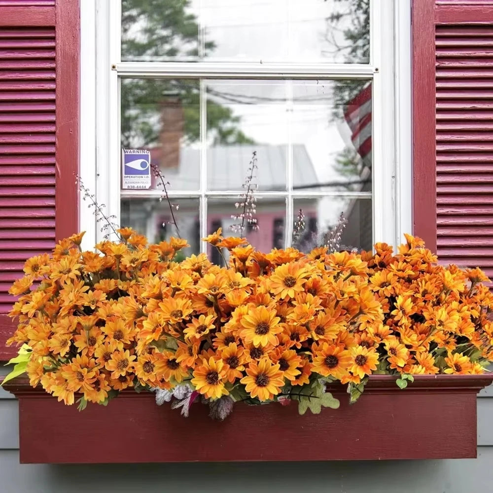 Silk Daisy Artificial Flowers for Wedding, Home & Garden Decor