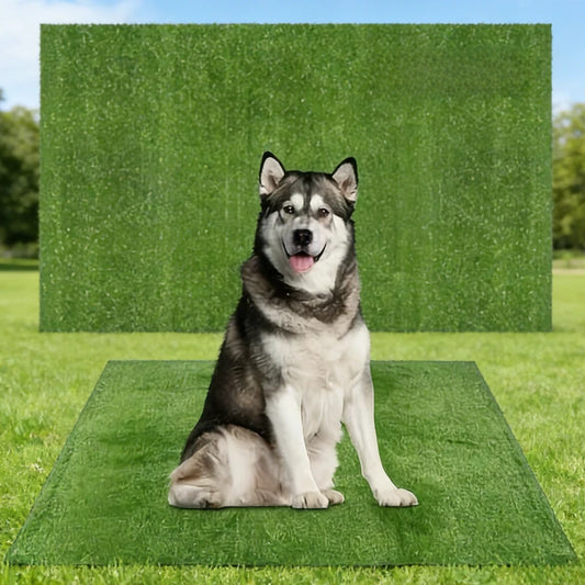 Washable Artificial Grass Dog Potty Training Mat | Indoor & Outdoor Dog Potty Training Mat Peaceful Pleasures Health and Wellness