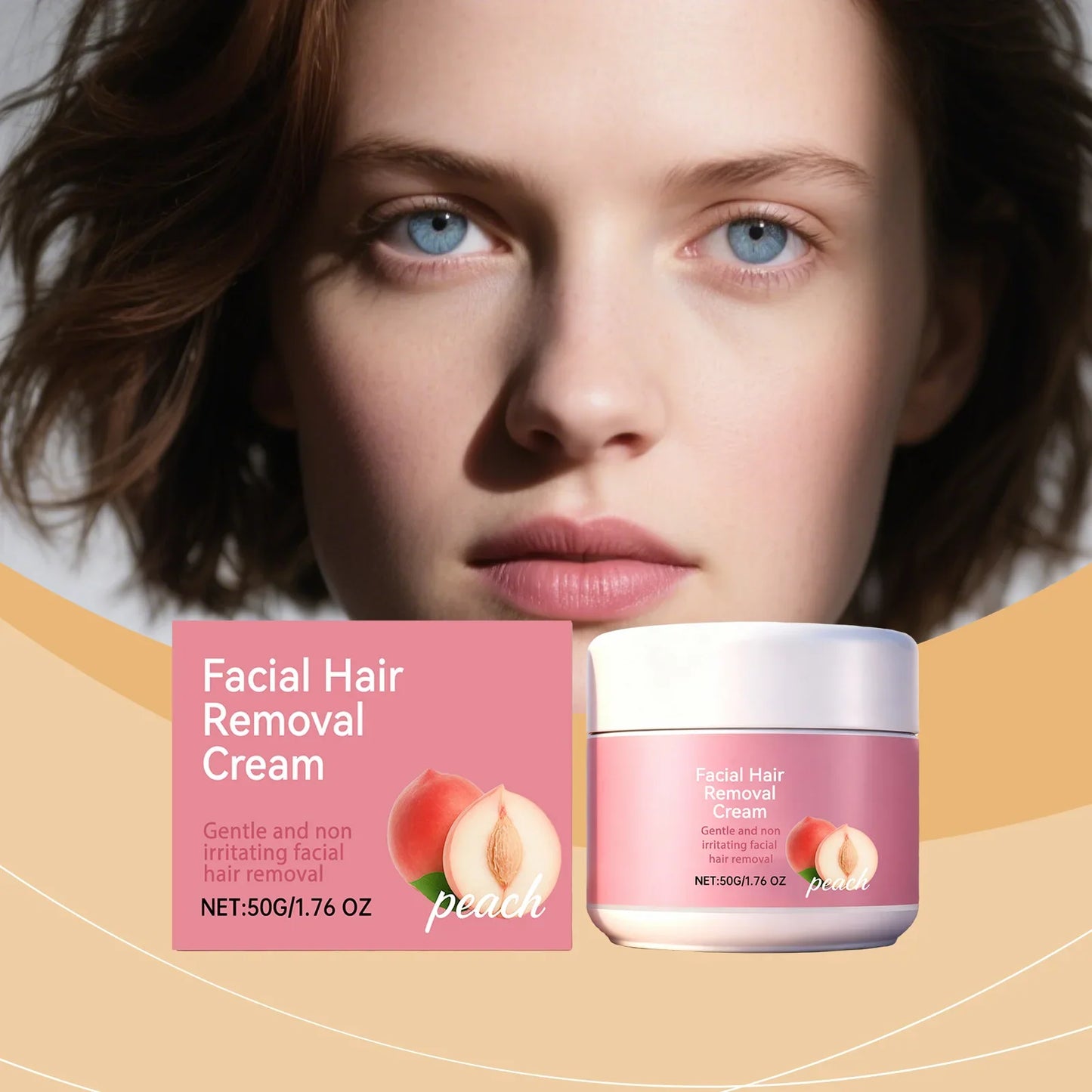 Facial Hair Removal Cream – Sensitive Skin, 50g