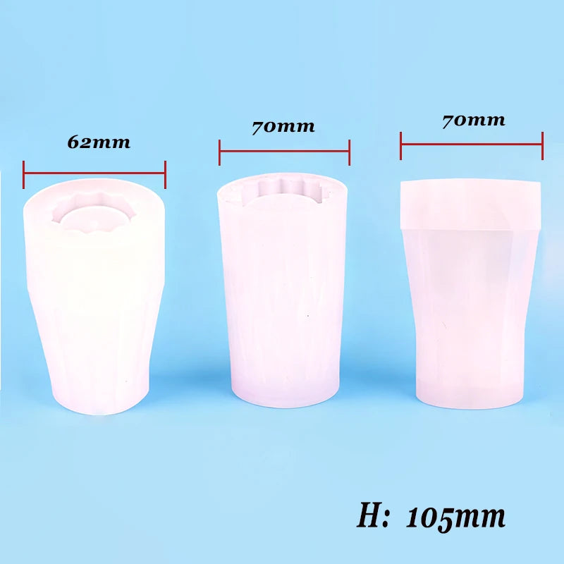 Flower Vase Silicone Resin Mold – DIY Epoxy Flowerpot Casting